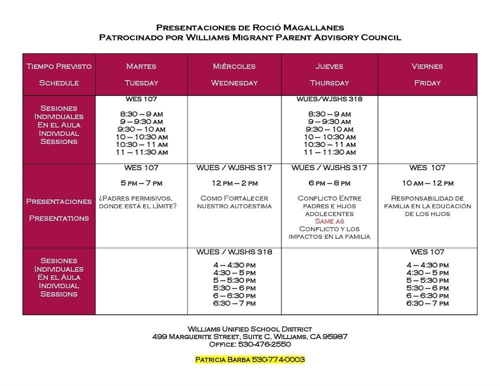 Presentaciones y Coaching de Rocio Magallanes